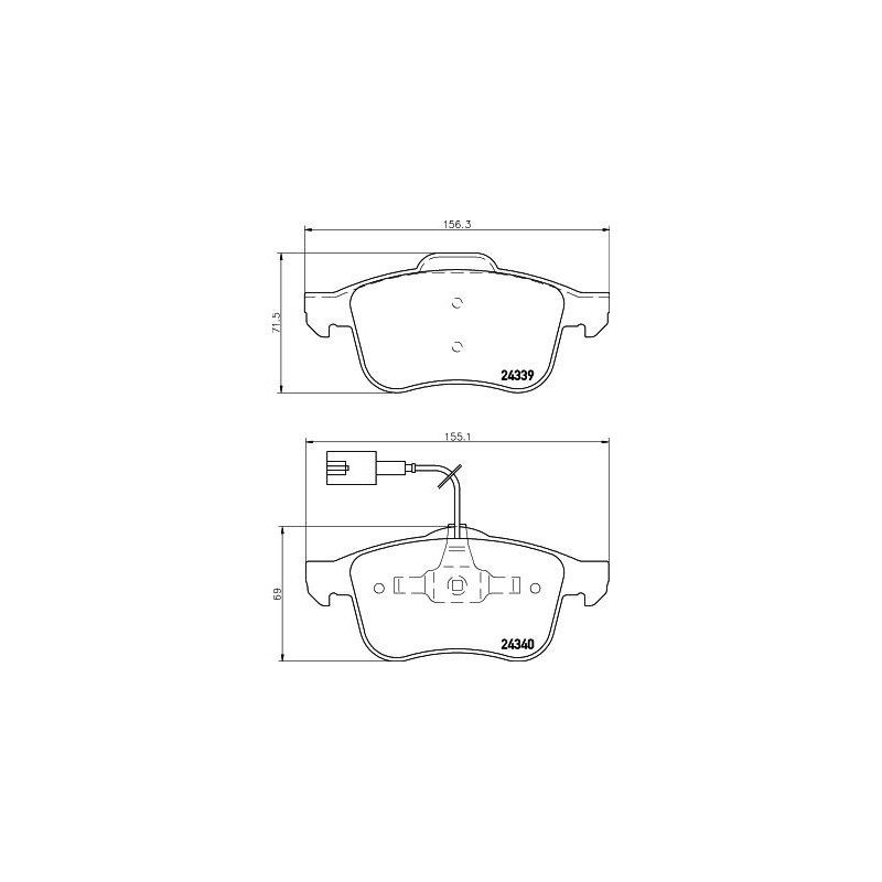 Pastiglie freno asse anteriore - HELLA BRAKE