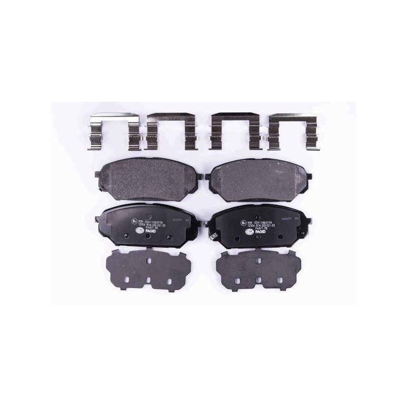 Pastiglie freno asse anteriore - HELLA BRAKE