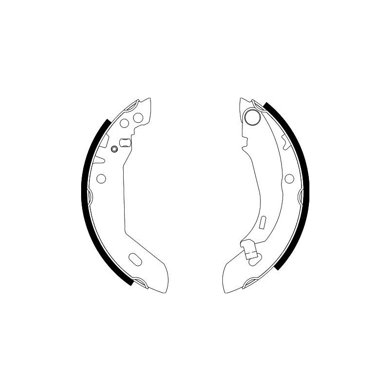 Ganasce freno - HELLA BRAKE