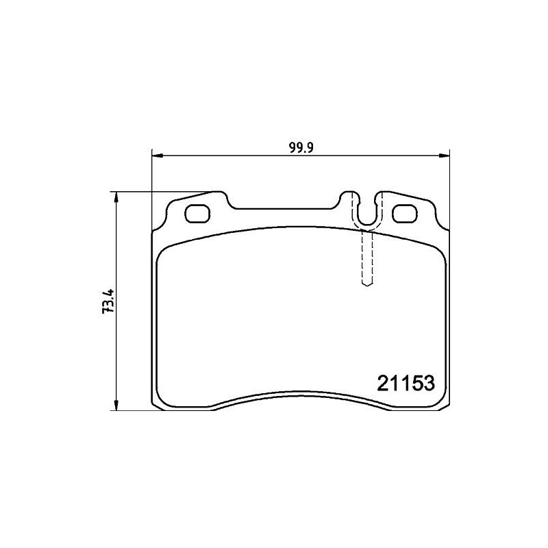 Pastiglie freno asse anteriore - HELLA BRAKE