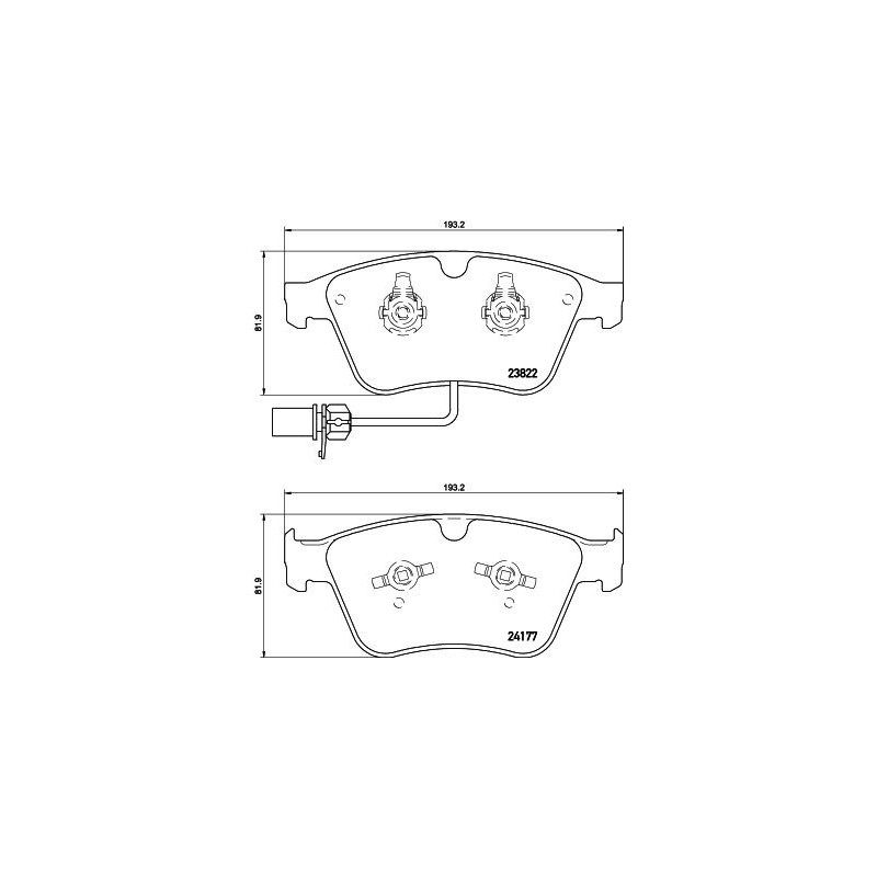 Pastiglie freno asse anteriore - HELLA BRAKE
