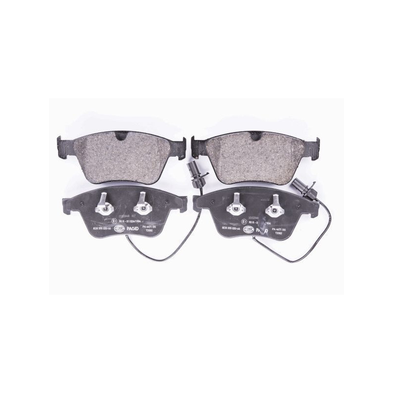 Pastiglie freno asse anteriore - HELLA BRAKE