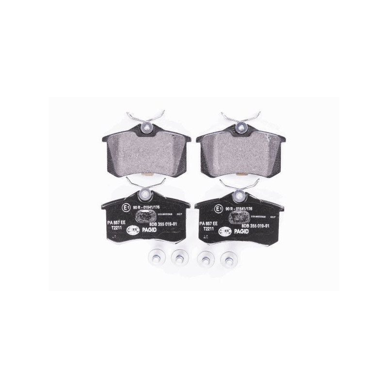 Pastiglie freno asse posteriore - HELLA BRAKE