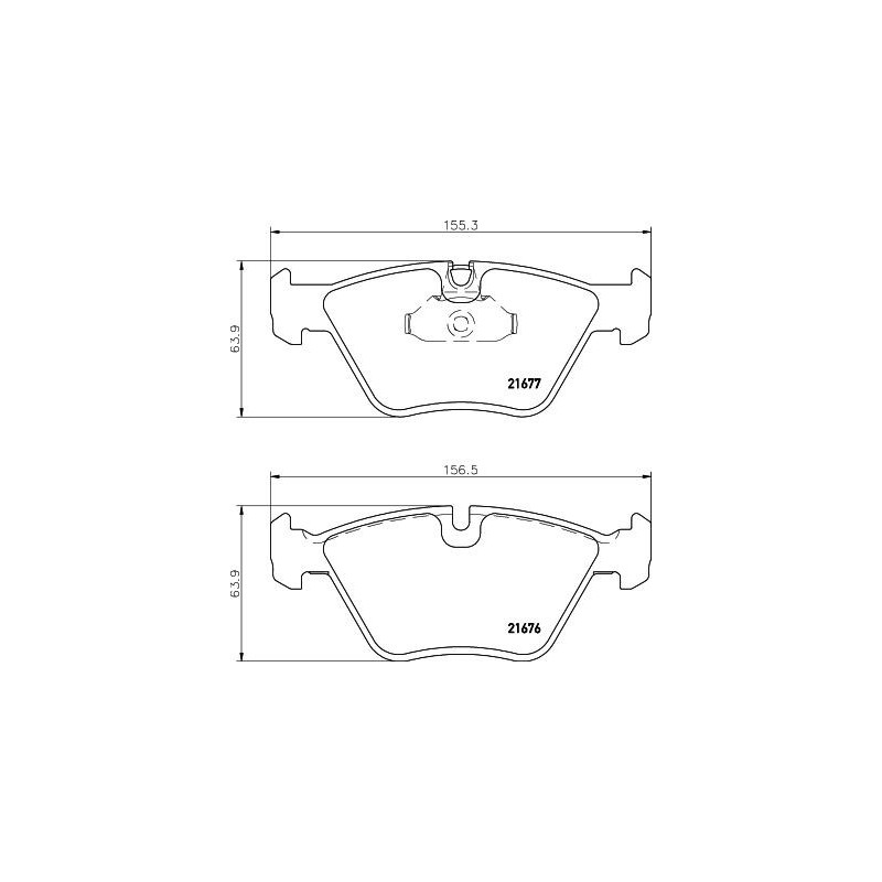 Pastiglie freno asse anteriore - HELLA BRAKE