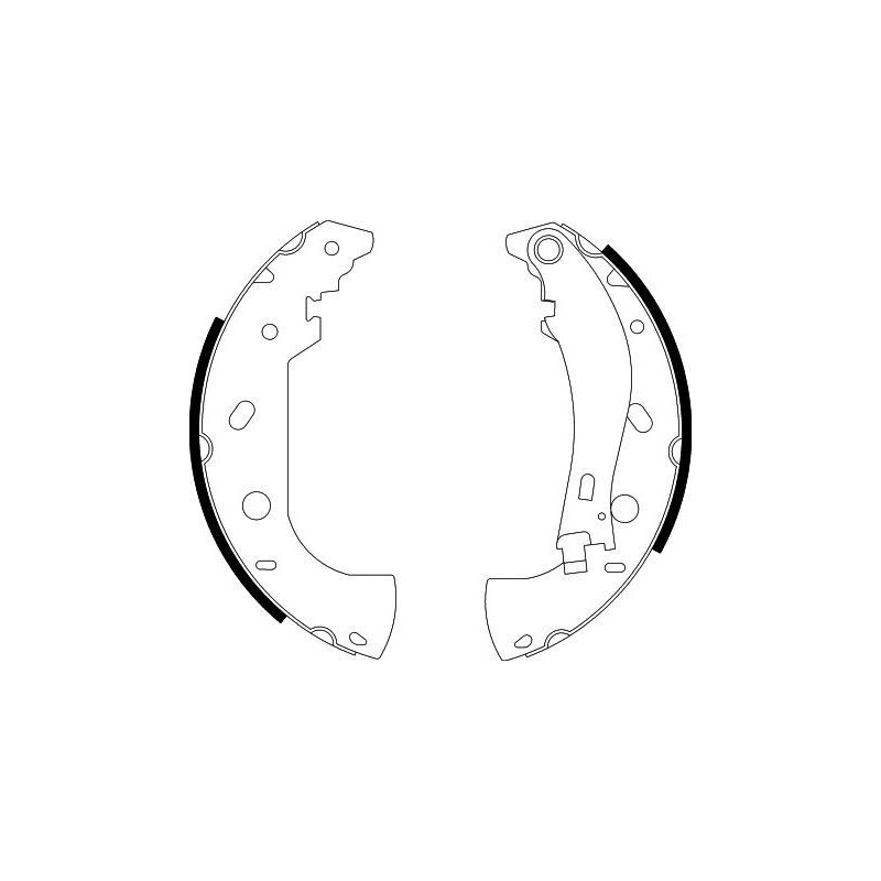 Ganasce freno - HELLA BRAKE