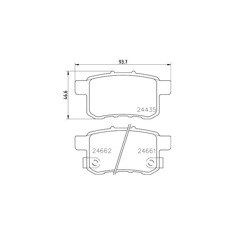 Pastiglie freno asse posteriore - HELLA BRAKE
