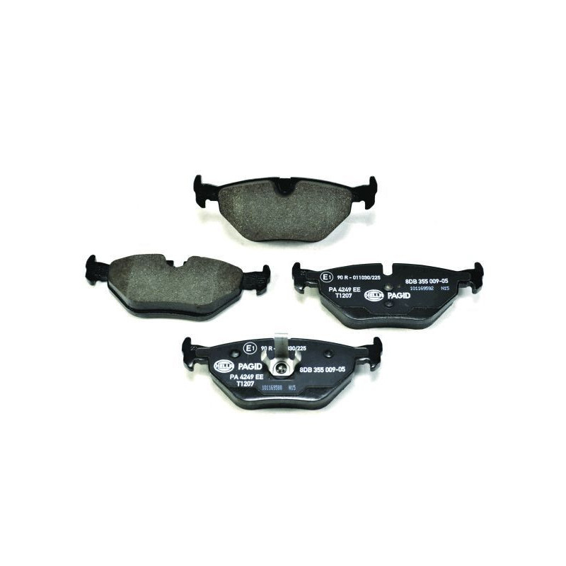 Pastiglie freno asse posteriore - HELLA BRAKE