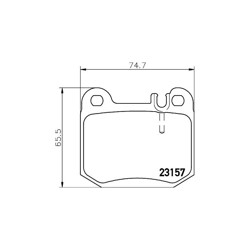 Pastiglie freno asse posteriore - HELLA BRAKE