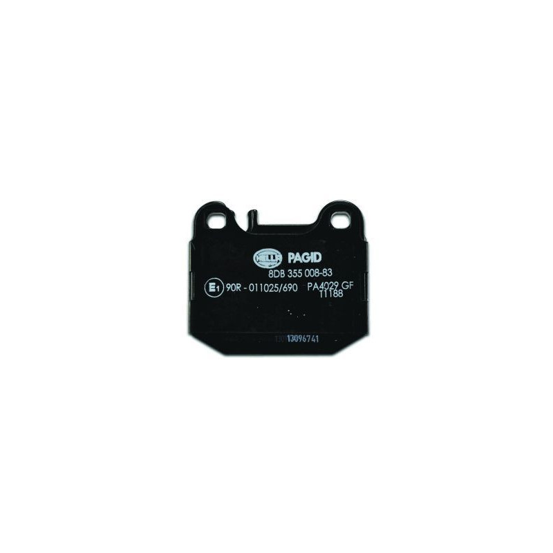 Pastiglie freno asse posteriore - HELLA BRAKE