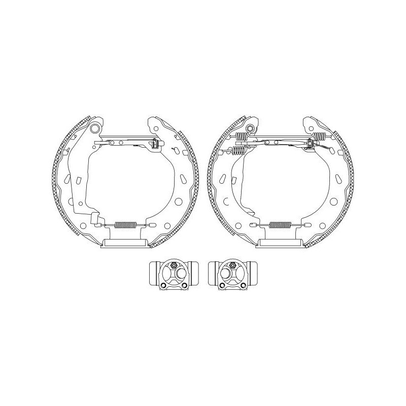 Ganasce freno - HELLA BRAKE