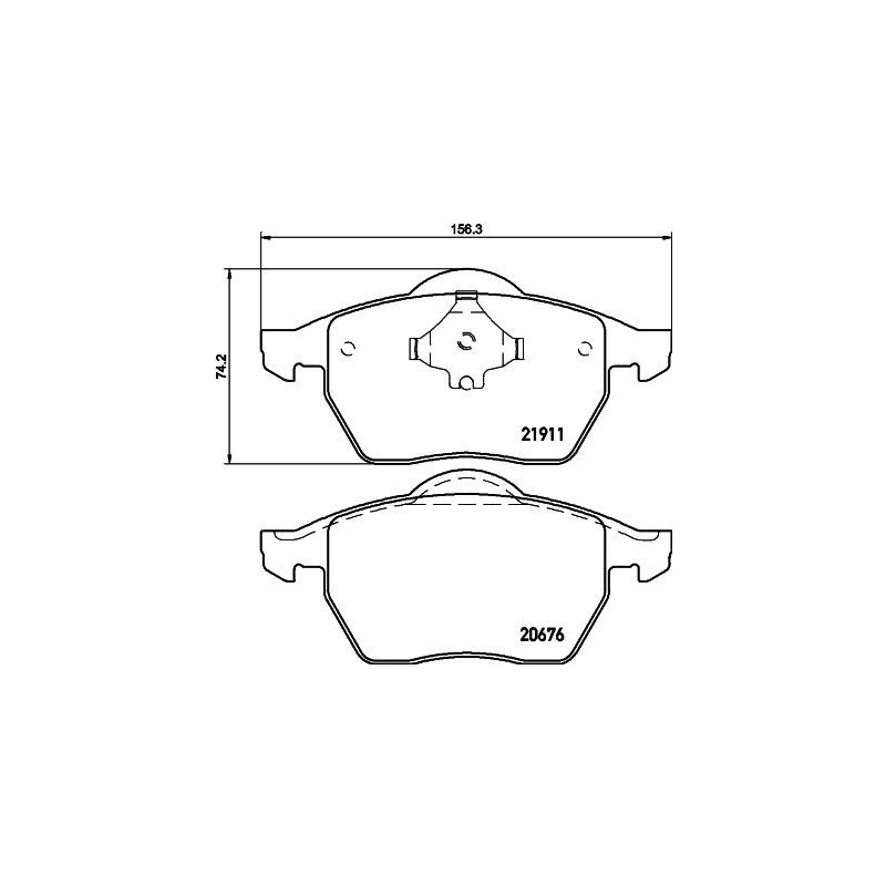 Pastiglie freno asse anteriore - HELLA BRAKE