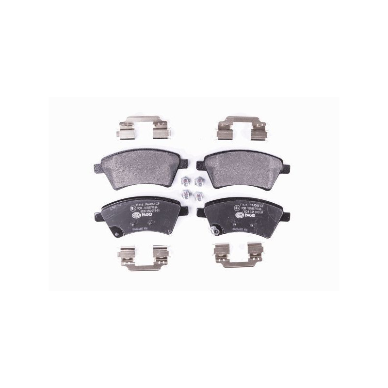 Pastiglie freno asse anteriore - HELLA BRAKE