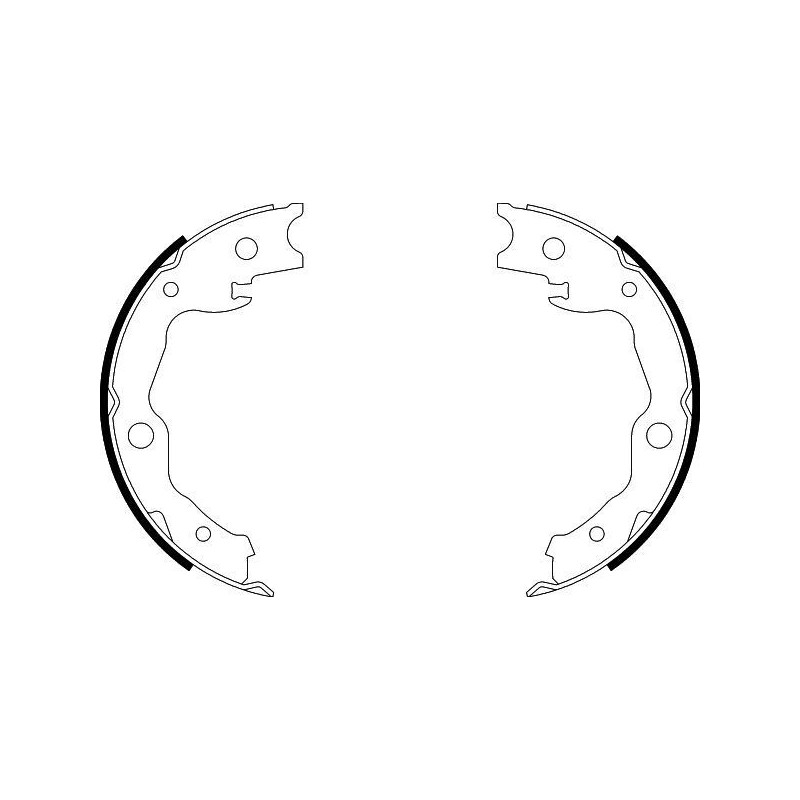 Ganasce freno - HELLA BRAKE