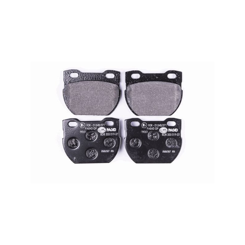 Pastiglie freno asse posteriore - HELLA BRAKE