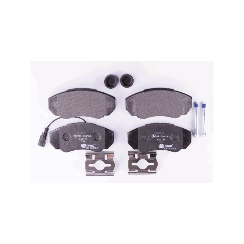 Pastiglie freno asse anteriore - HELLA BRAKE