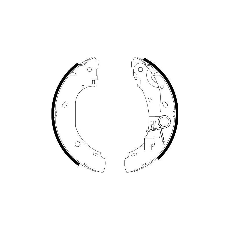 Ganasce freno - HELLA BRAKE