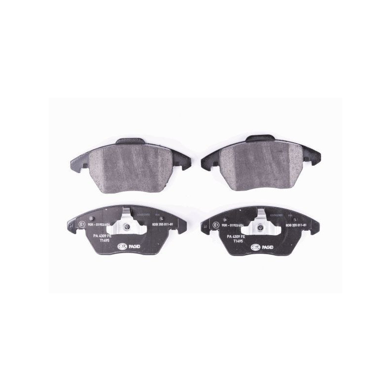 Pastiglie freno asse anteriore - HELLA BRAKE