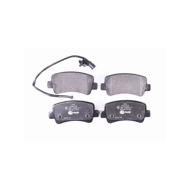 Pastiglie freno asse posteriore - HELLA BRAKE