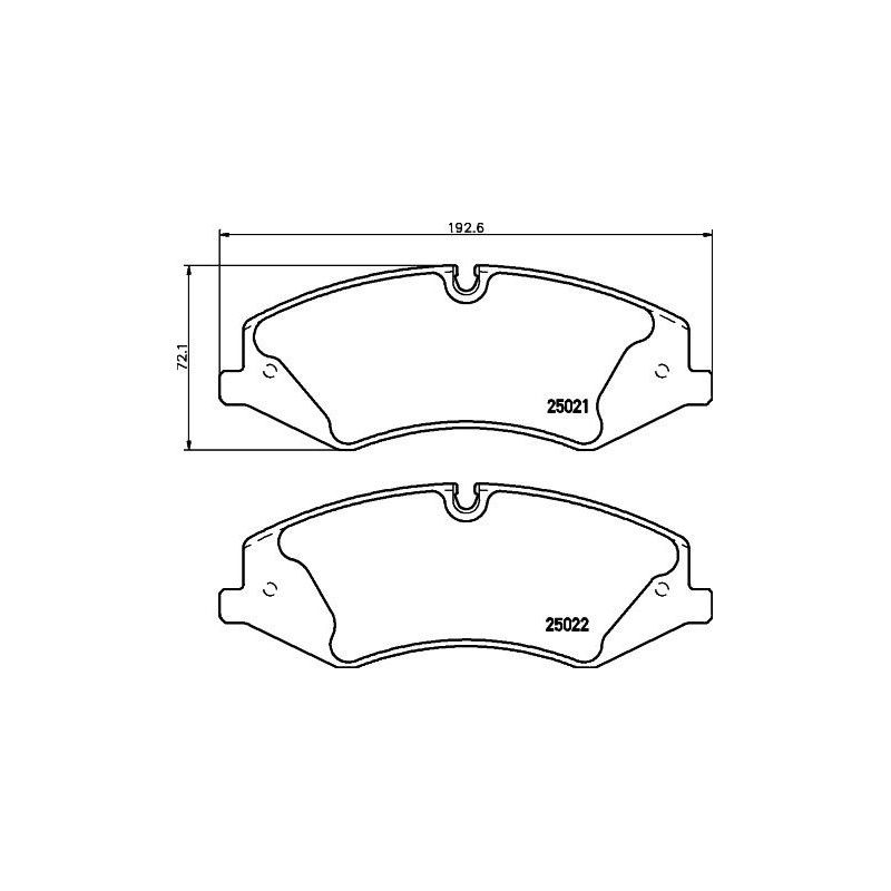 Pastiglie freno asse anteriore - HELLA BRAKE