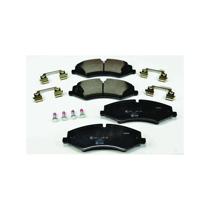 Pastiglie freno asse anteriore - HELLA BRAKE