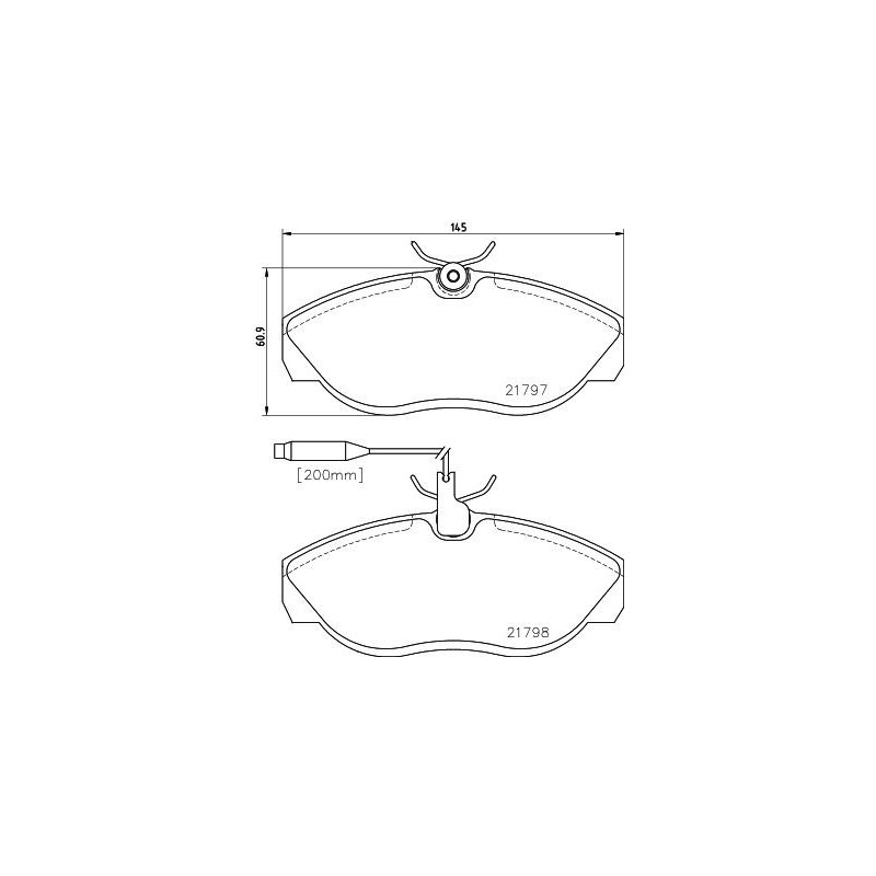 Pastiglie freno asse anteriore - HELLA BRAKE