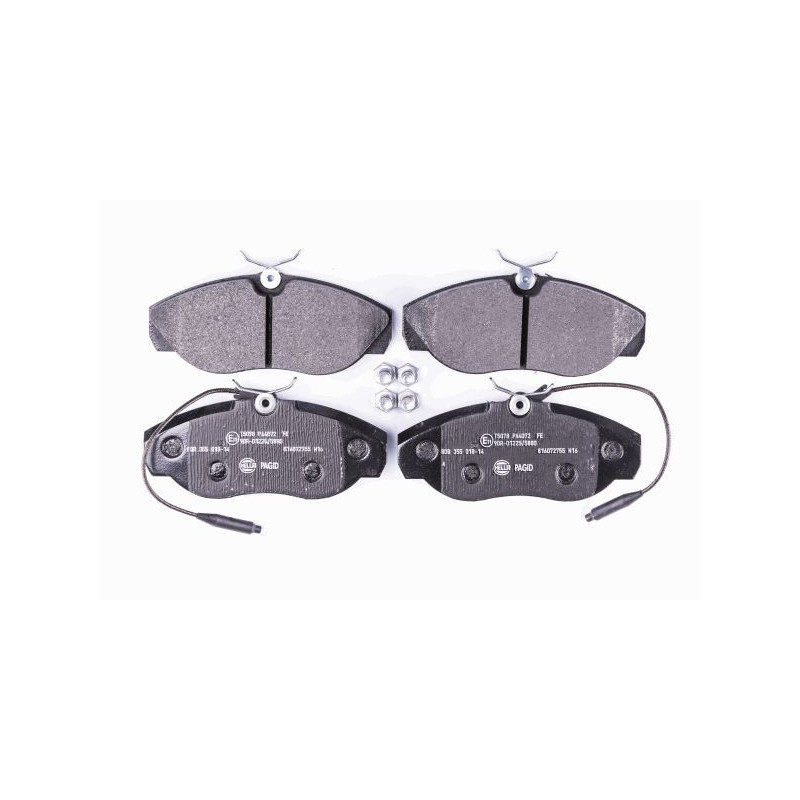 Pastiglie freno asse anteriore - HELLA BRAKE