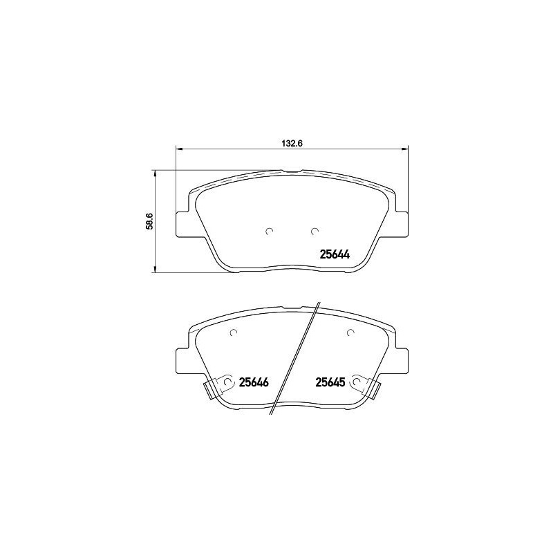 Pastiglie freno asse anteriore - HELLA BRAKE