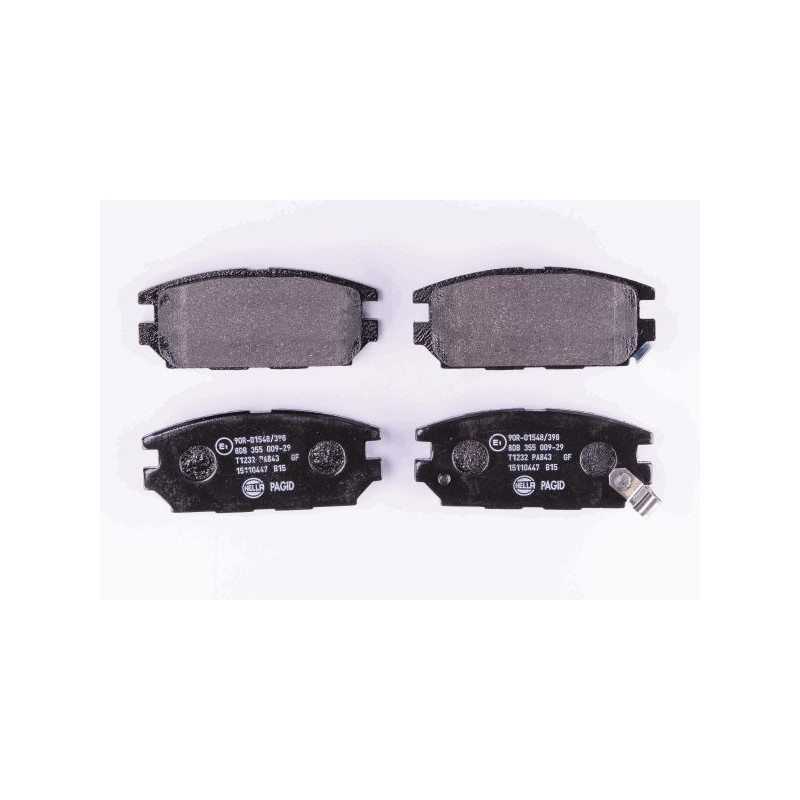 Pastiglie freno asse posteriore - HELLA BRAKE