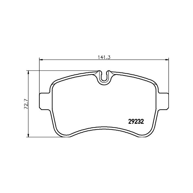 Pastiglie freno asse posteriore - HELLA BRAKE