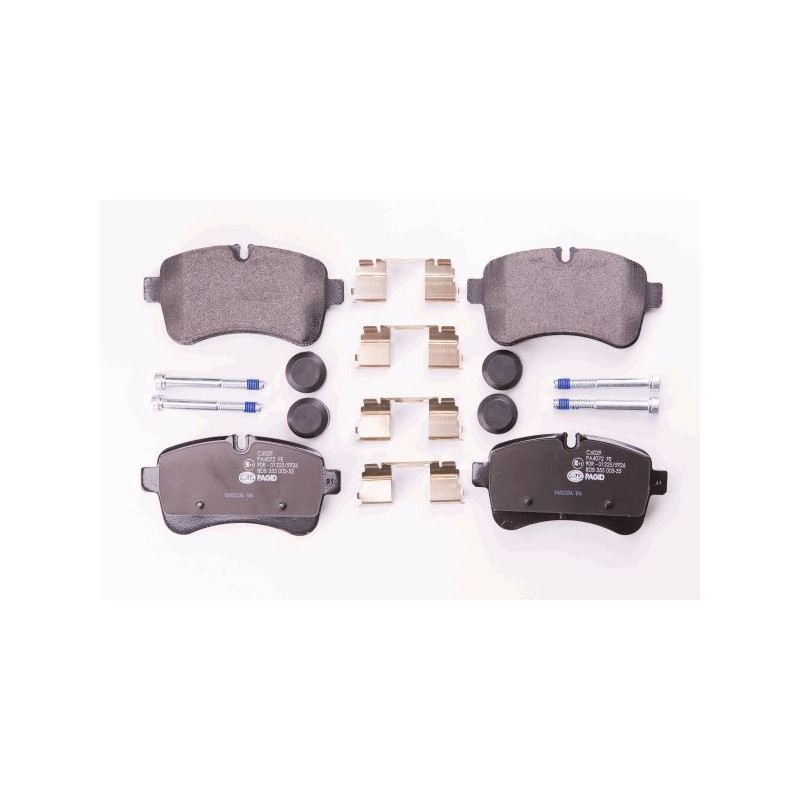 Pastiglie freno asse posteriore - HELLA BRAKE