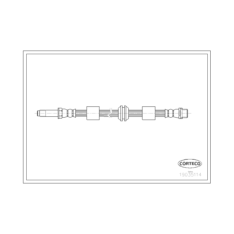 Flessibile freno asse posteriore - CORTECO