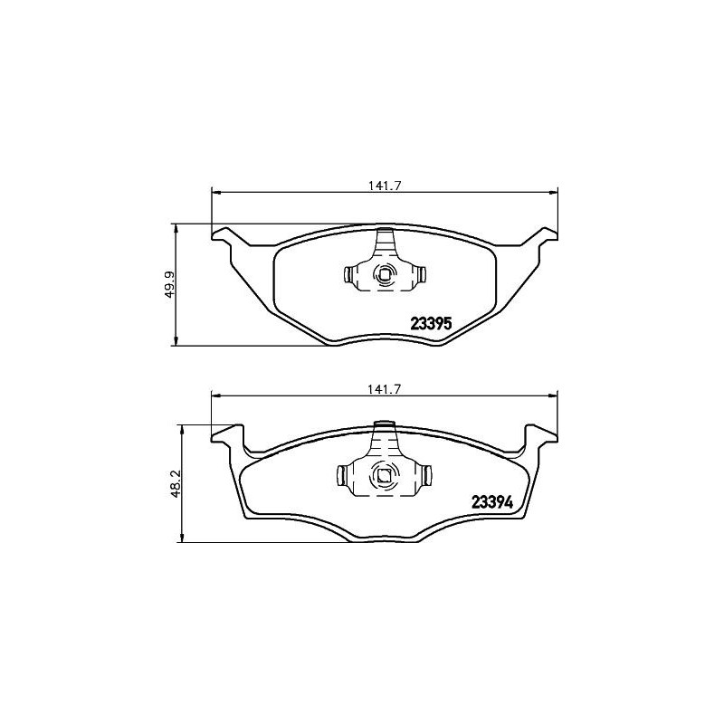 Pastiglie freno asse anteriore - HELLA BRAKE
