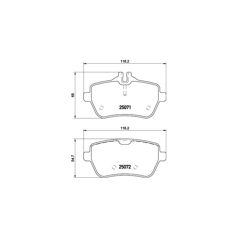 Pastiglie freno asse posteriore - HELLA BRAKE
