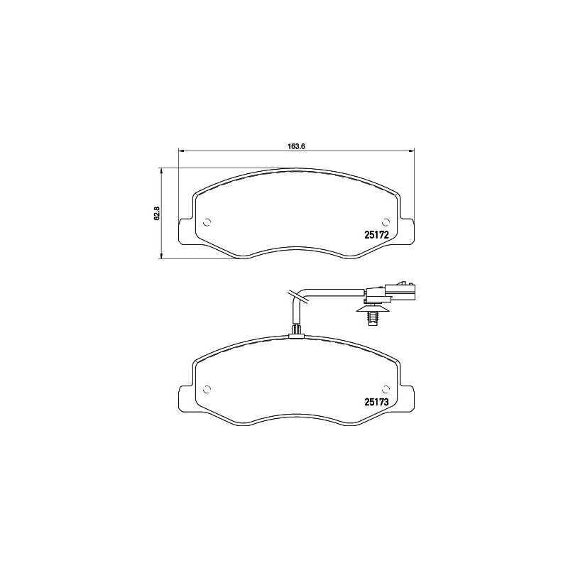 Pastiglie freno asse posteriore - HELLA BRAKE