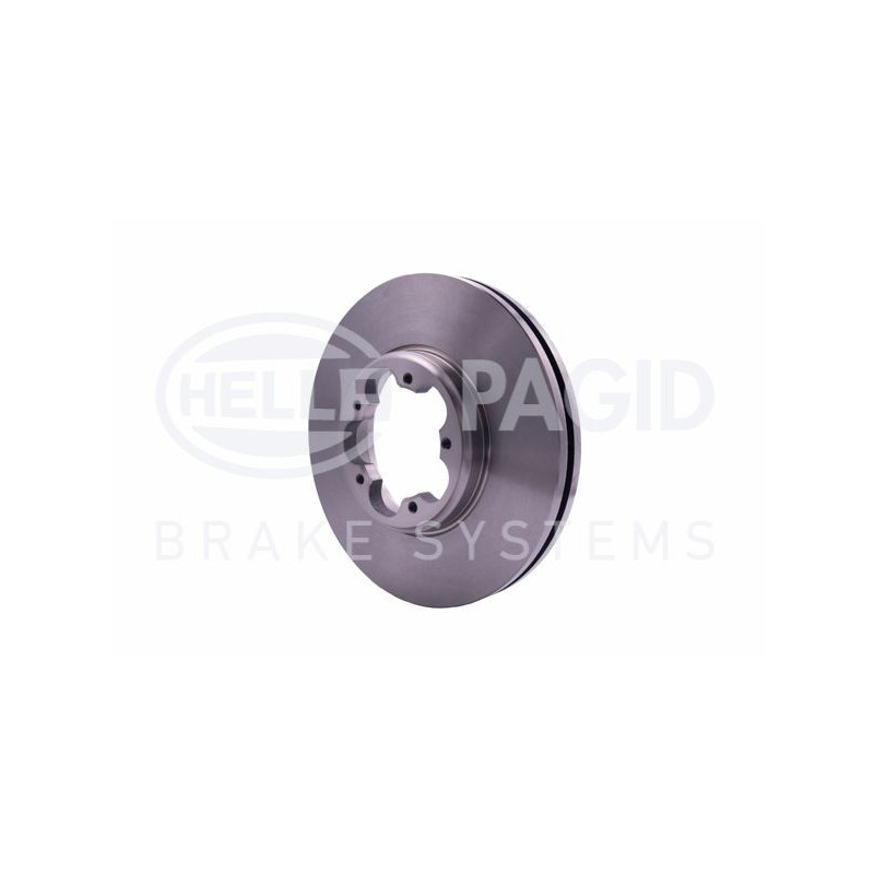 Disco freno asse anteriore - HELLA BRAKE