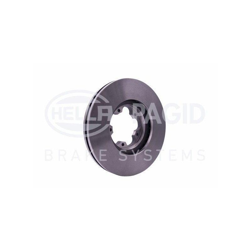 Disco freno asse anteriore - HELLA BRAKE