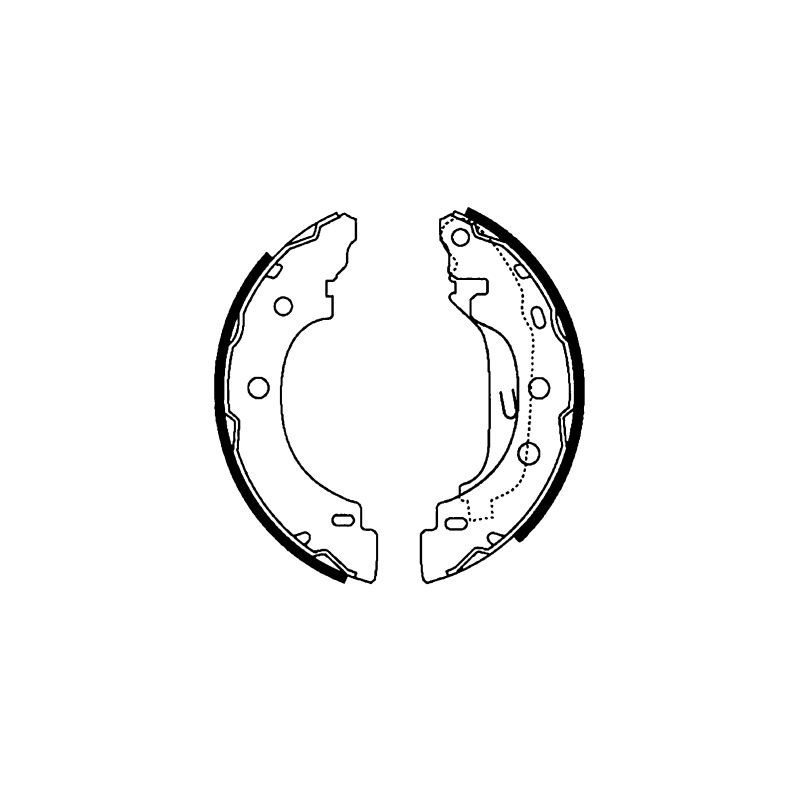 Ganasce freno - HELLA BRAKE