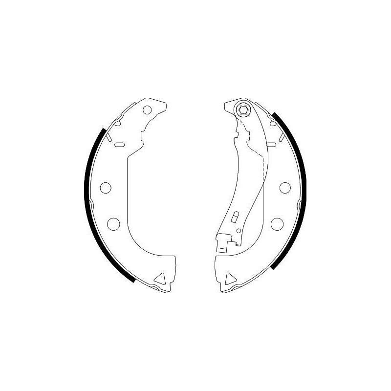 Ganasce freno - HELLA BRAKE