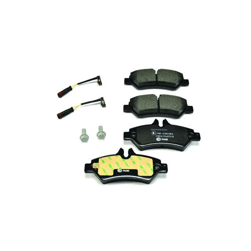 Pastiglie freno asse posteriore - HELLA BRAKE