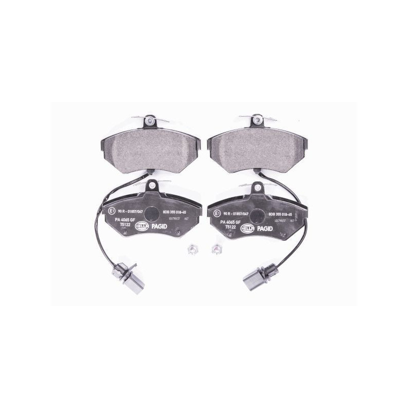 Pastiglie freno asse anteriore - HELLA BRAKE