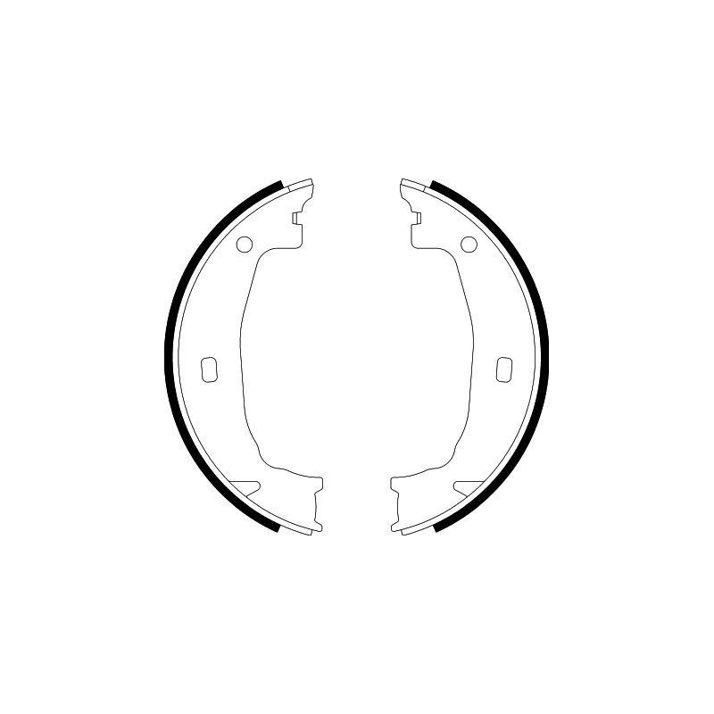 Ganasce freno - HELLA BRAKE