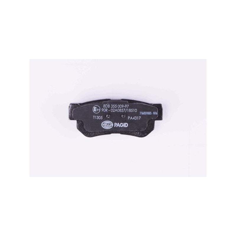 Pastiglie freno asse posteriore - HELLA BRAKE
