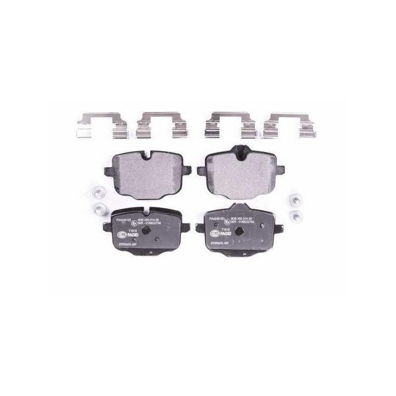 Pastiglie freno asse posteriore - HELLA BRAKE