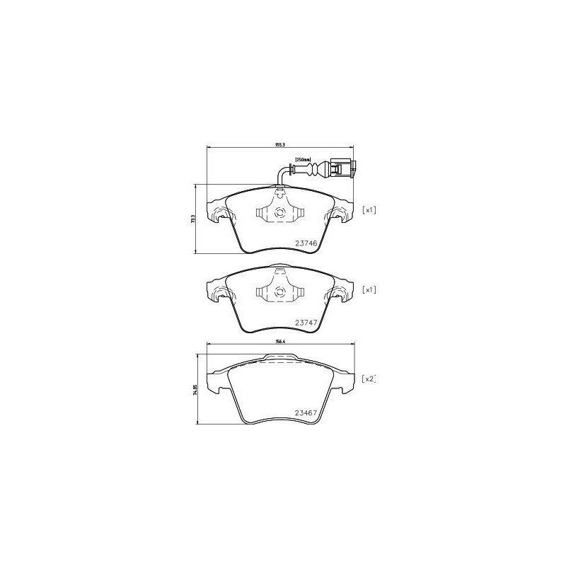 Pastiglie freno asse anteriore - HELLA BRAKE