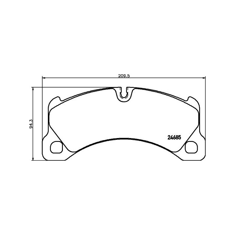 Pastiglie freno asse anteriore - HELLA BRAKE