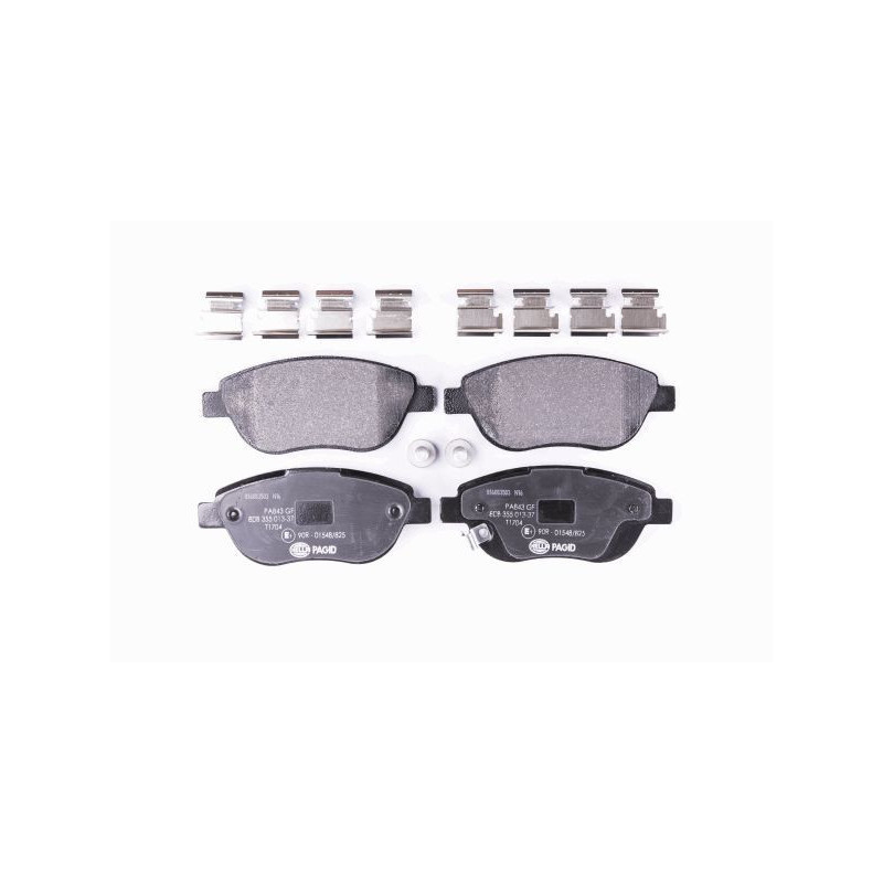 Pastiglie freno asse anteriore - HELLA BRAKE