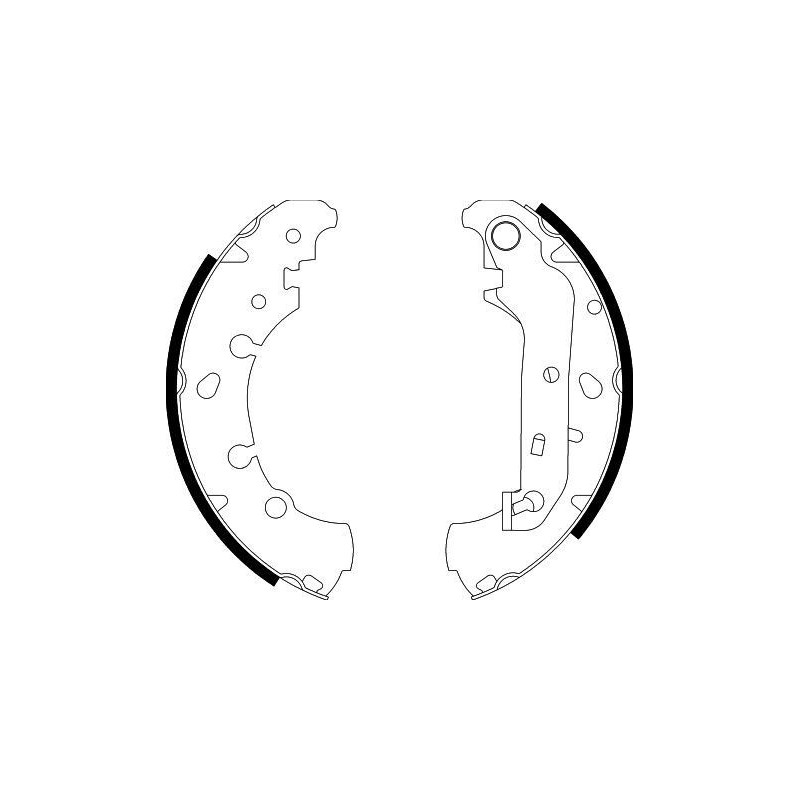 Ganasce freno - HELLA BRAKE