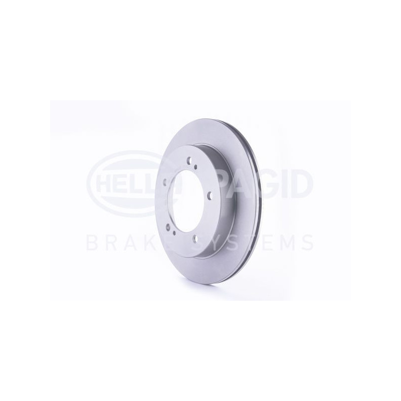 Disco freno asse anteriore - HELLA BRAKE