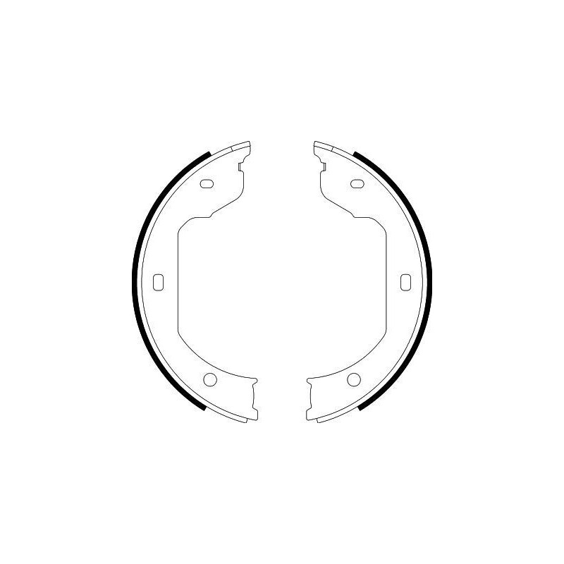 Ganasce freno - HELLA BRAKE