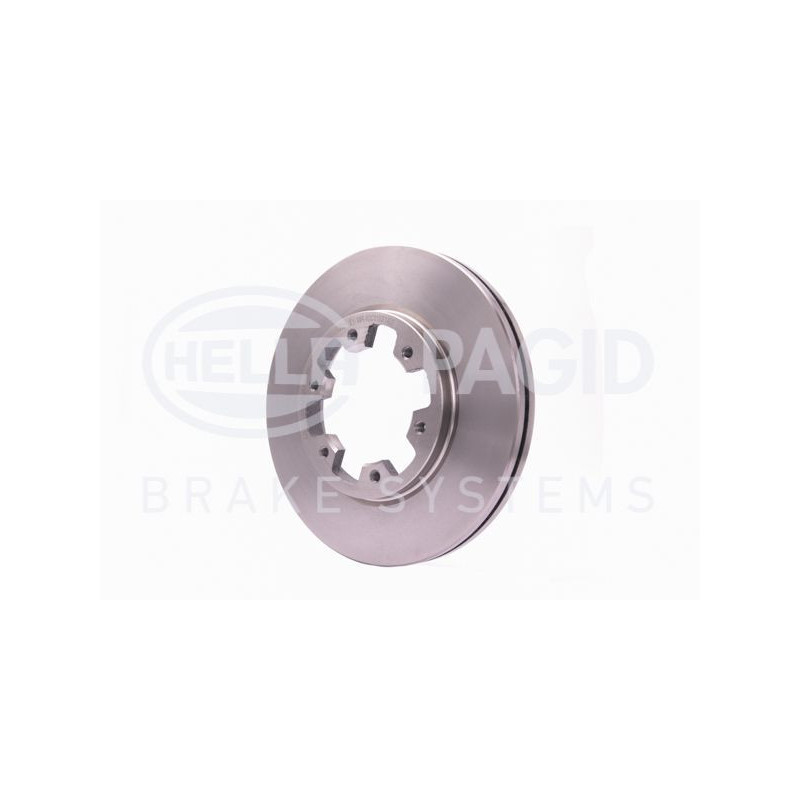 Disco freno asse anteriore - HELLA BRAKE